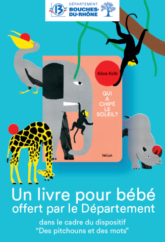 Affiche livre offert logos