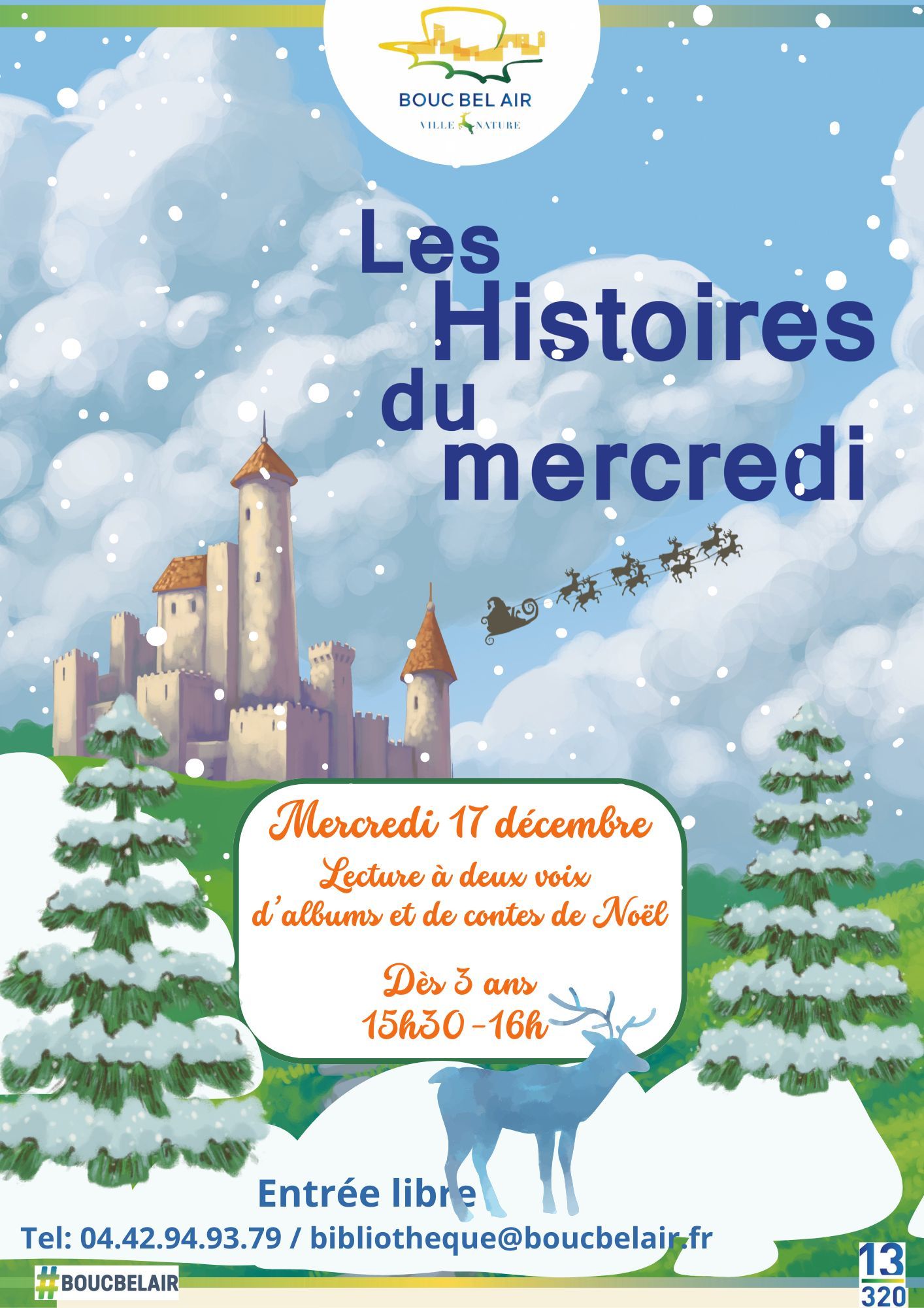 Affiche histoires du mercredi décembre25