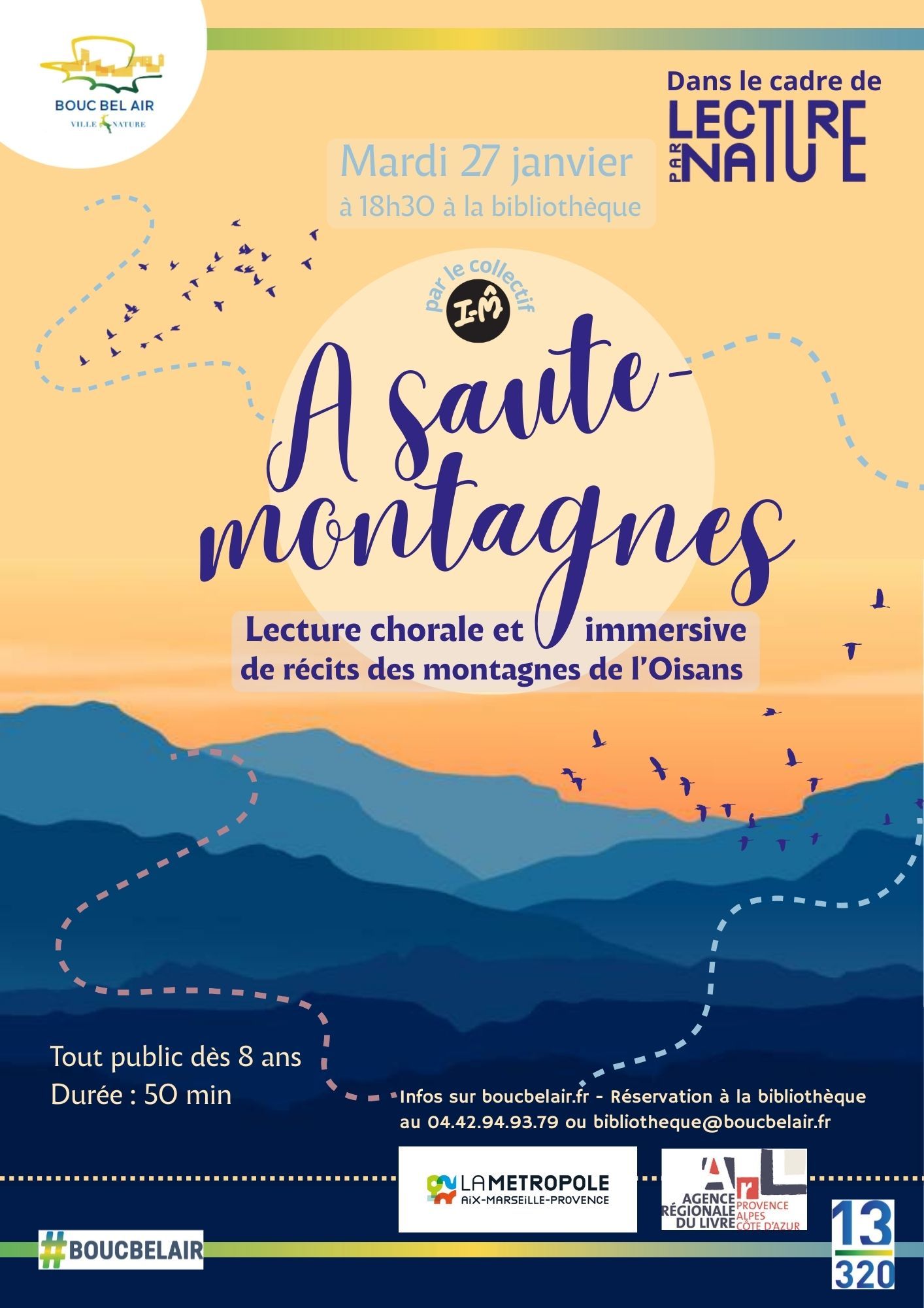 AFFICHE à saute montagnes LPN26