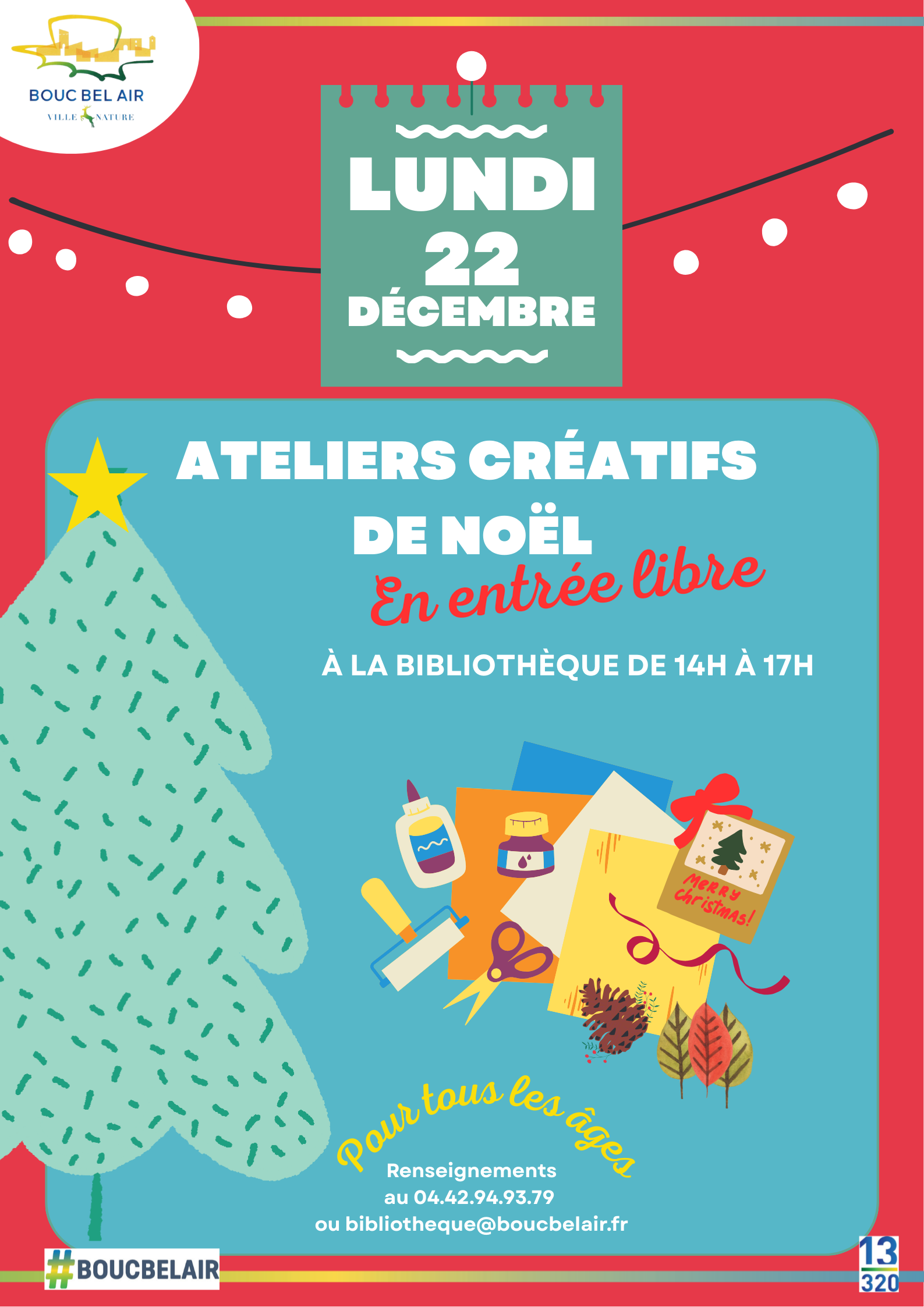 Affiche Ateliers Noël